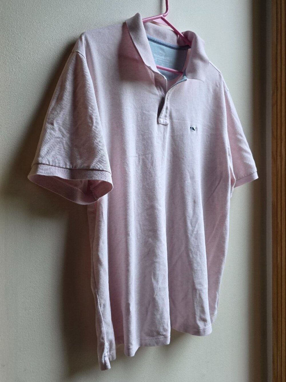 Vineyard Vines Pink Polo Shirt Size Large